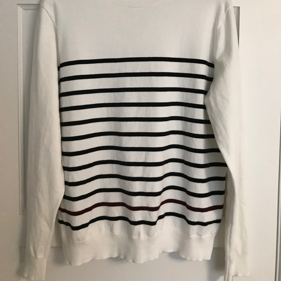 Black Brown 1826 Striped Pullover - Picture 3 of 6